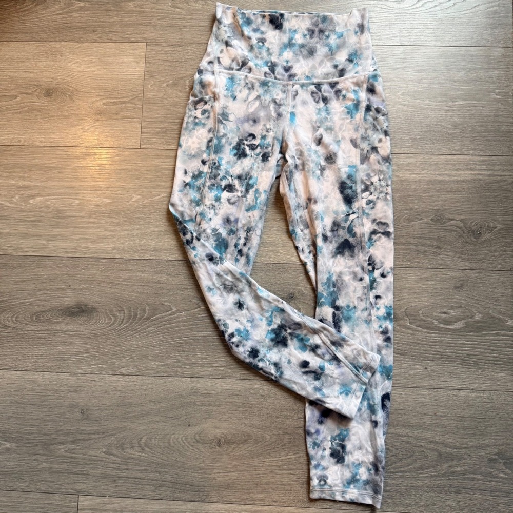 Lululemon Align High Rise Pant with Pockets Multi Blue Grey Womens‎ 4